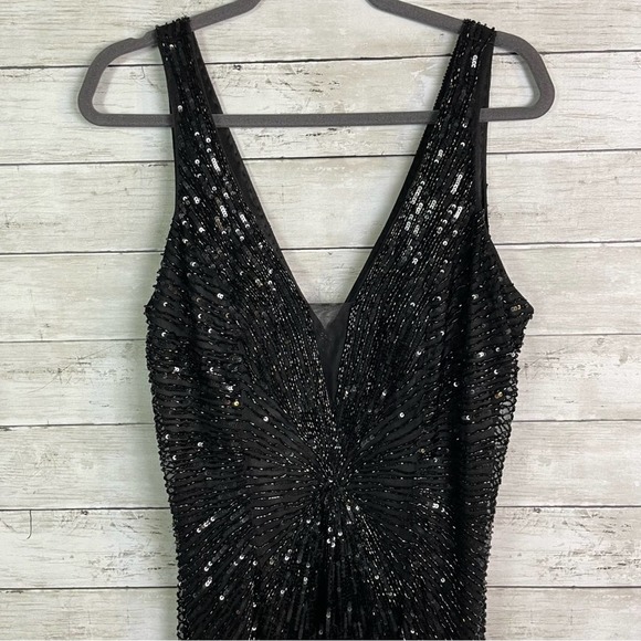 Mac Duggal Black Sequin Gown - Picture 5 of 15